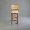 Lagos Bentwood Cane Back Bar Stool | Chairs by Kleinhaus Furniture. Item composed of wood in boho or mid century modern style