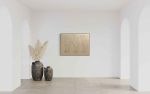 Willows W3648 C | Mixed Media in Paintings by Michael Denny Art, LLC. Item composed of bamboo & cotton compatible with minimalism and contemporary style