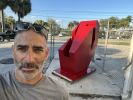 Custom aluminum sculpture. Powder-coated. | Public Sculptures by Avidon Design | Reeves Art + Design in Houston. Item made of steel works with minimalism & contemporary style