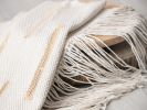 Bambu Viivoja - Cotton Tapestry | Wall Hangings by Lale Studio & Shop. Item composed of bamboo and cotton in boho or minimalism style
