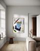 Green and Blue | Paintings by Rebekah Andrade. Item works with contemporary & modern style