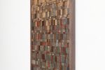 Embers at the Treeline” —Reclaimed Wood Wall Art Panel, Hand | Wall Sculpture in Wall Hangings by Craig Forget. Item composed of oak wood compatible with boho and mid century modern style