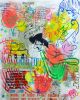 METAL LOVE | Oil And Acrylic Painting in Paintings by JUDAS ARRIETA ´S  ART WORLD. Item made of canvas with synthetic