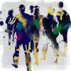 Singapore Blur V | Photography by Sven Pfrommer. Item composed of wood and canvas in urban style