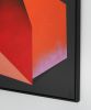 Diamond Red Orange Marble | Oil And Acrylic Painting in Paintings by Ronald Hunter. Item made of canvas works with contemporary & modern style