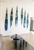 Huna Wai | THE SECRET WATERS | Public Sculptures by Nadia Fairlamb Art | Kokua Hale in Honolulu. Item made of birch wood with metal works with minimalism & coastal style