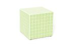 Cube Table, Light Green | End Table in Tables by IKON KØBENHAVN. Item composed of synthetic