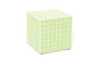 Cube Table, Light Green | End Table in Tables by IKON KØBENHAVN. Item composed of wood & ceramic compatible with minimalism and modern style