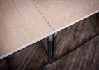 Waterfall Ash and Steel Desk | Tables by Hazel Oak Farms. Item composed of wood & steel compatible with minimalism and mid century modern style