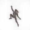 Climbing woman Figure, 3d Metal wall art decor | Wall Sculpture in Wall Hangings by NUNTCHI. Item composed of metal in art deco style