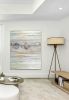 Cascading Sediment Number 4 | Mixed Media by Kari Souders. Item made of canvas works with boho & contemporary style