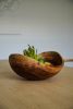 Hand Carved Extra Large Wooden Bowl | Dinnerware by Creating Comfort Lab. Item composed of walnut