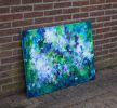 Infinite Garden #13 | Oil And Acrylic Painting in Paintings by Art by Geesien Postema. Item made of synthetic