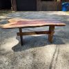 Live edge Indian Rosewood Coffee Table | Tables by Marks Artisan Woodcrafts. Item in contemporary or art deco style
