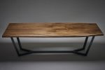 English Walnut | Dining Table in Tables by L'atelier Mata. Item made of walnut with steel