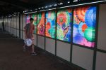 Rediscovery | Street Murals by Amy Cheng | 25th Avenue Subway Station, Brooklyn, NY in Brooklyn. Item made of synthetic