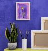 Tree Pose - Original Watercolor | Watercolor Painting in Paintings by Rita Winkler - My Art, My Shop -by Rita ... Where Every Stroke Speaks of Joy and Inclusion. Item made of paper compatible with mid century modern and contemporary style