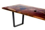Conference Table | Tables by Bucktown Built | Bucktown Built in Chicago. Item composed of walnut and metal in minimalism or mid century modern style
