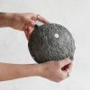 Large Treasure Bowl in Textured Stone Grey Concrete | Decorative Bowl in Decorative Objects by Carolyn Powers Designs. Item composed of concrete compatible with minimalism and contemporary style