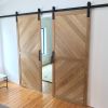 White Oak Barn Doors | Furniture by Angel City Woodshop | Private Residence, Beverly Hills, CA in Beverly Hills