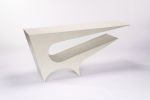 Star Axis Console in Polished Concrete | Coffee Table in Tables by Neal Aronowitz. Item composed of concrete compatible with minimalism and contemporary style