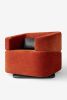 Minio Swivel  Orange Armchair | Chairs by LAGU. Item composed of fabric