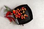 Square Black Baking Dish | Pan in Cookware by ShellyClayspot. Item made of stoneware works with minimalism & contemporary style