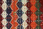 Vintage Persian Kilim with Multicolor Stripes and Diamonds | Area Rug in Rugs by Rug and Kilim