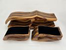 Marblewood and walnut wooden jewelry keepsake box | Decorative Box in Decorative Objects by Made By RP. Item composed of wood compatible with rustic style