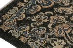 Rug & Kilim’s Chinese Pictorial Square Rug in Dark Gray | Area Rug in Rugs by Rug and Kilim