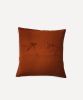 Path Of The Sun Handwoven Cushion (Rust) | Pillows by Routes Interiors. Item composed of cotton in boho or eclectic & maximalism style