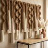 Handcrafted Wool Fiber Sculpture | Custom Contemporary Wall | Wall Sculpture in Wall Hangings by Sarmal Design. Item made of wool compatible with boho and contemporary style