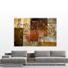 Abstract Jazz Canvas Art Print by Leon Zernitsky | Prints in Paintings by Leon Zernitsky Art. Item compatible with contemporary style