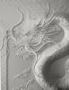 Japanese Dragon | Decorative Objects by carlo urgese. Item made of paper works with japandi & modern style
