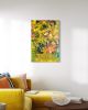 Yellow Wallpaper | Oil And Acrylic Painting in Paintings by Tiffany Lippincott Art. Item made of canvas works with contemporary & eclectic & maximalism style