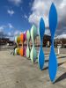 Do Not Mistake Our Softness for Weakness | Public Sculptures by Shasti O'Leary Soudant | Burchfield Penney Art Center in Buffalo. Item made of steel