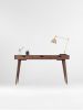 Walnut Office Desk | Tables by Mo Woodwork | Stalowa Wola in Stalowa Wola. Item made of walnut compatible with minimalism and mid century modern style