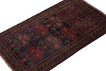Rug & Kilim's Baluch Afghan rug in Red & Blue Pictorial | Area Rug in Rugs by Rug and Kilim