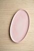 Handmade Oval Porcelain Serving Platter. Pink | Serveware by Creating Comfort Lab. Item composed of ceramic