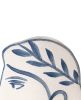 Ceramic Vase 'Artemis - Blue’ | Vases & Vessels by INI CERAMIQUE. Item made of ceramic works with minimalism & contemporary style