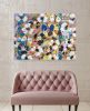 Pink (48x36") | Oil And Acrylic Painting in Paintings by Valerie Capewell. Item composed of canvas in contemporary style