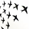 Swallows - Modular ceramic wall art sculpture | Wall Sculpture in Wall Hangings by Elizabeth Prince Ceramics. Item made of ceramic works with contemporary & country & farmhouse style