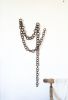 Stoneware Ceramic link chain | Wall Sculpture in Wall Hangings by Asmaa Aman Studio. Item compatible with boho and minimalism style