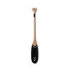 Black Wagülen Painted Paddle - Decor Object | Wall Sculpture in Wall Hangings by Hualle. Item composed of wood in eclectic & maximalism or art deco style