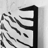 Monochrome Tiger Pattern | Mixed Media by IRENA TONE. Item compatible with minimalism and eclectic & maximalism style