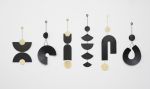 Bend Wall Hanging in Black Patina | Wall Sculpture in Wall Hangings by Circle & Line. Item composed of brass in contemporary or modern style