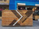 Stained Entrance | Street Murals by LAMKAT | Mega Bodega in Los Angeles. Item made of synthetic