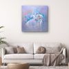 Magical Realism Arabian Horses Oil Painting | Oil And Acrylic Painting in Paintings by Gill Bustamante