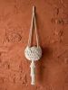 Macrame Plant Hanger | (Fits 8-14 inch pots) | Plants & Landscape by macramestories. Item made of cotton works with boho & country & farmhouse style