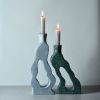 "Pair" candle holders | Decorative Objects by VeromOCERAMICS by Veronika Mozessov. Item composed of ceramic in minimalism or contemporary style